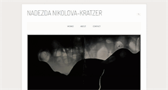 Desktop Screenshot of nadezdanikolova.com